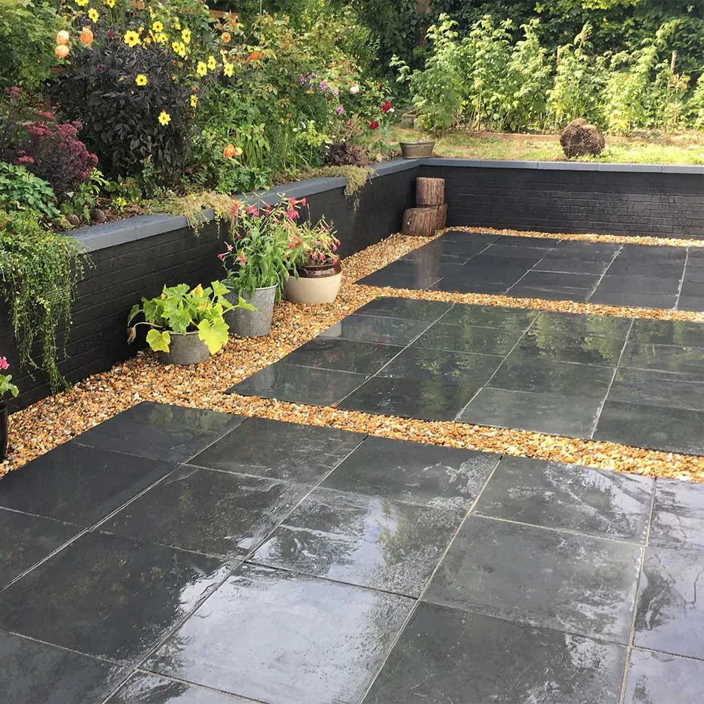 Blue Black Slate Paving