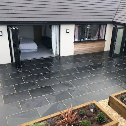 Brazilian Black Slate Paving