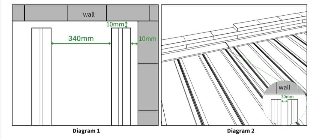 Laying decking panels Laying decking panels