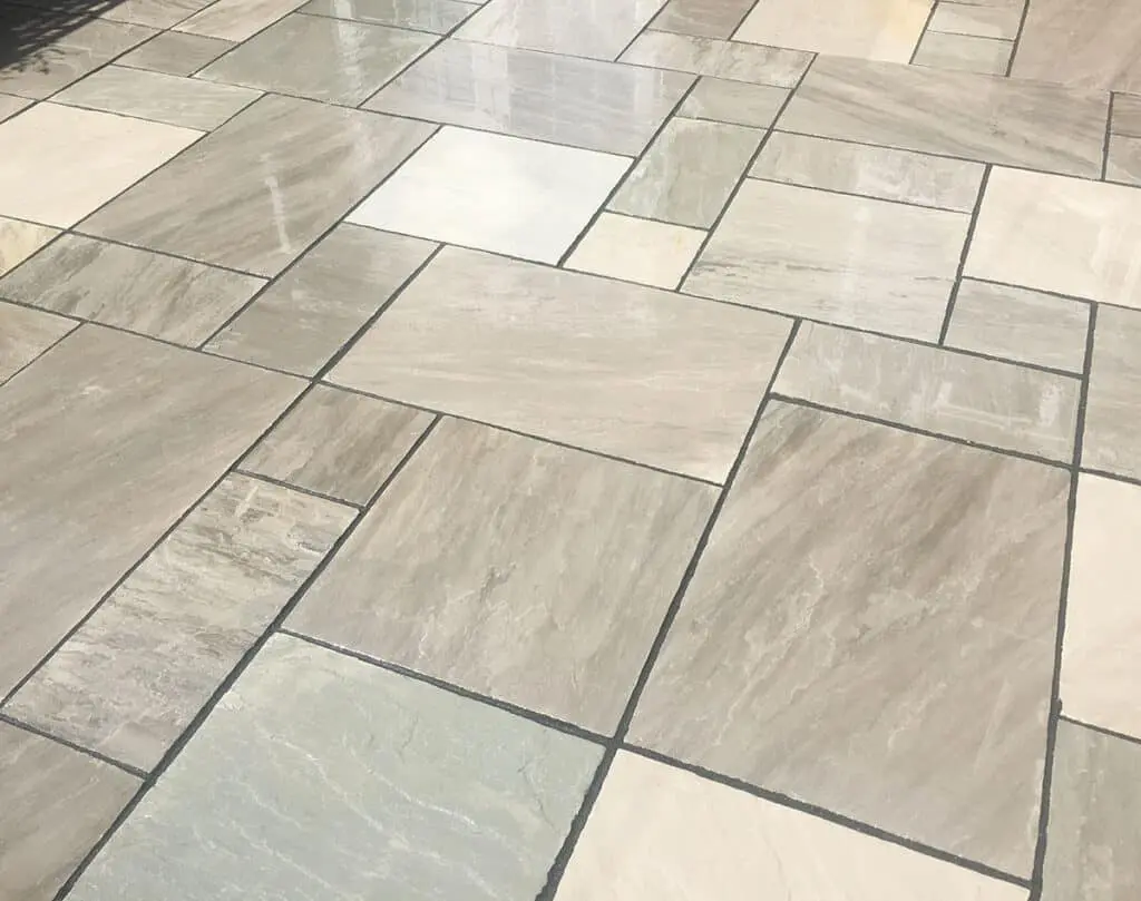 Kandla Grey Riven Patio Kit Site Ready Kandla Grey Riven Patio Kit Site Ready