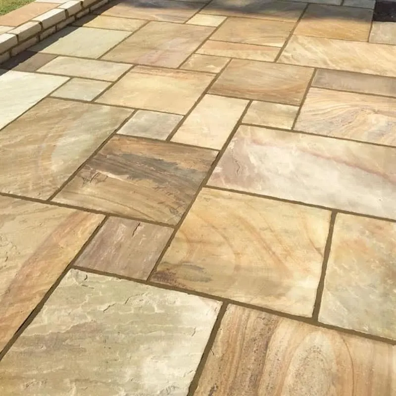 Fossil Mint Sandstone Paving