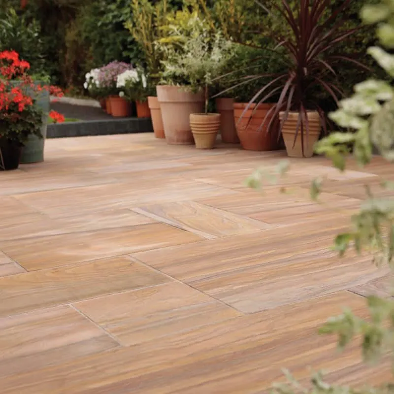 Rainbow Sandstone Paving