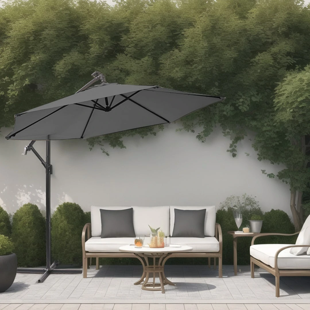 3m Round Cantilever Parasol