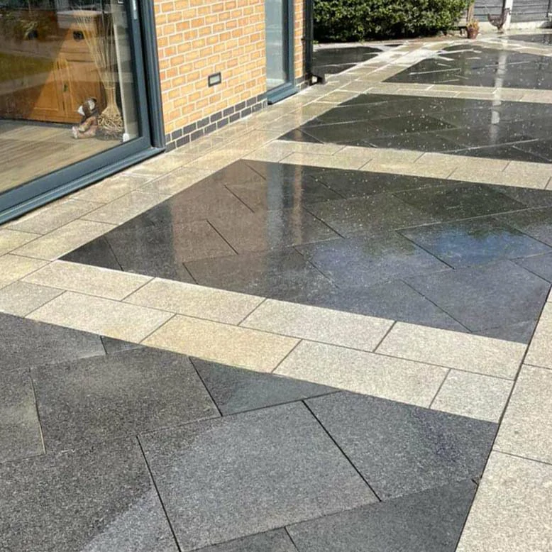 Blue Black Granite Paving Slabs - 600x600 - 20mm