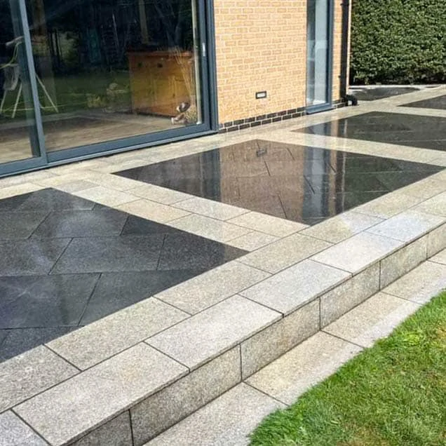 Blue Black Granite Paving Slabs - 600x600 - 20mm