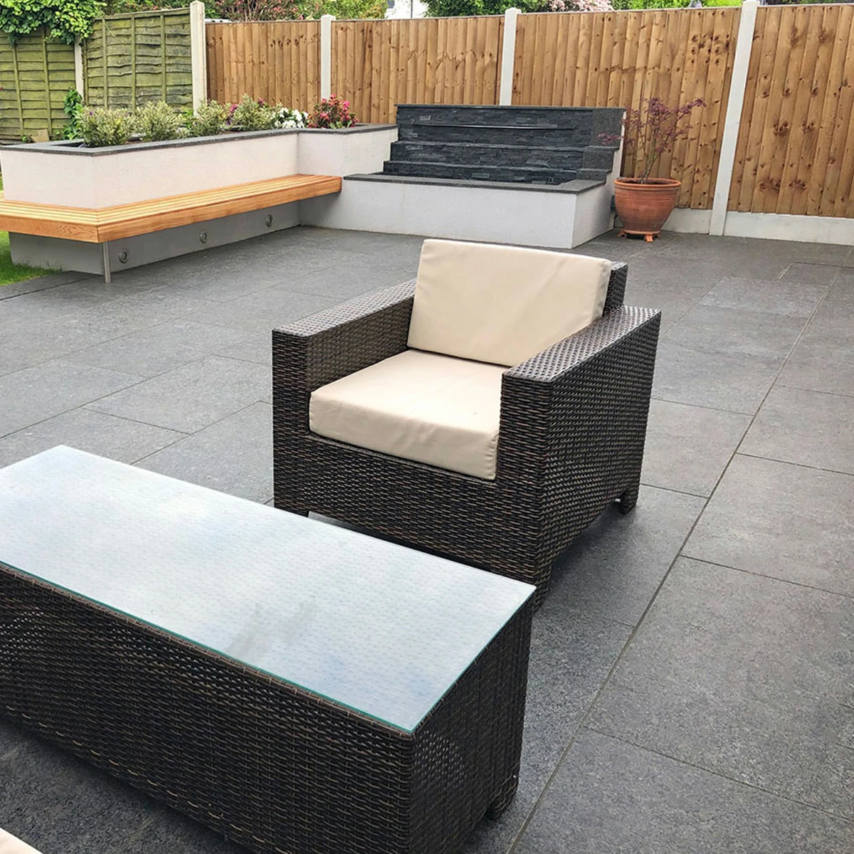 Blue Black Granite Paving Slabs - 600x600 - 20mm