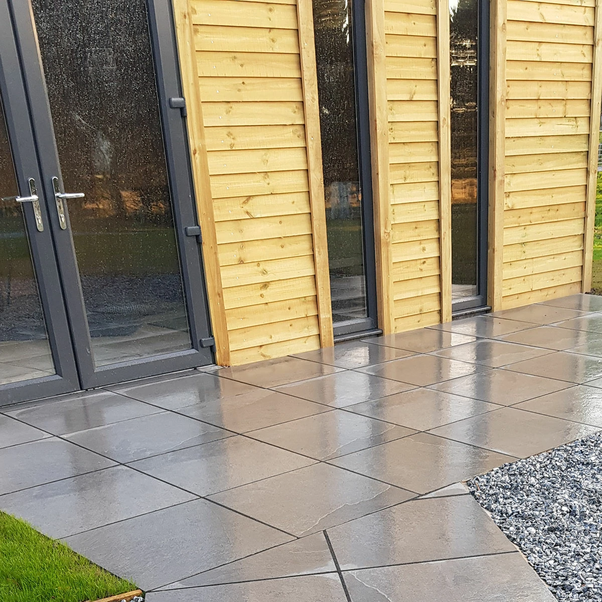 Black Outdoor Porcelain Paving Tiles - 600x600 - 20mm