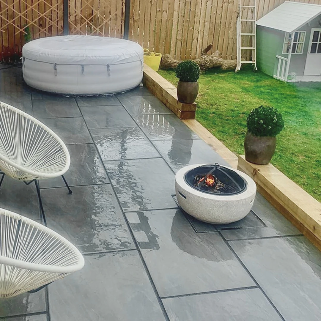 Black Outdoor Porcelain Paving Tiles - 600x900 - 20mm