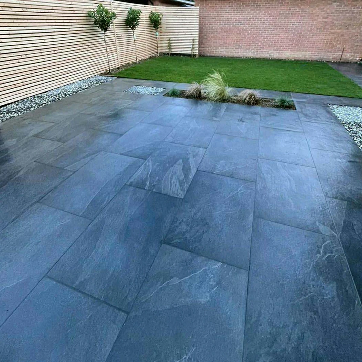 Black Outdoor Porcelain Paving Tiles - 600x900 - 20mm