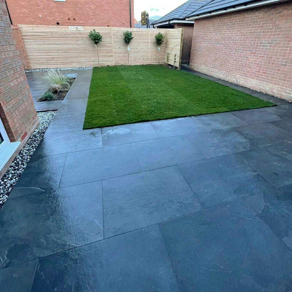 Black Outdoor Porcelain Paving Tiles - 600x900 - 20mm
