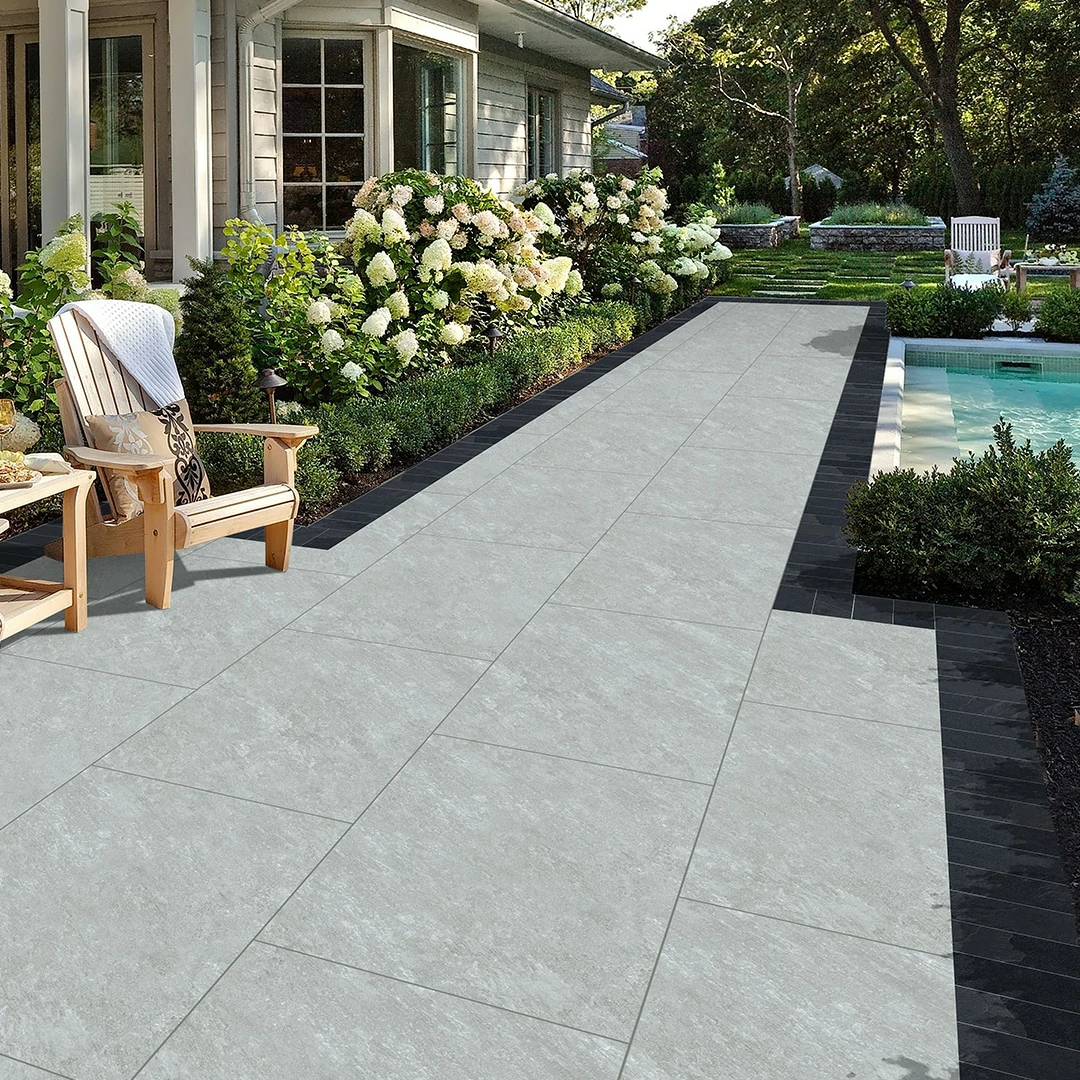Black Outdoor Porcelain Setts - 200x100 - 20mm
