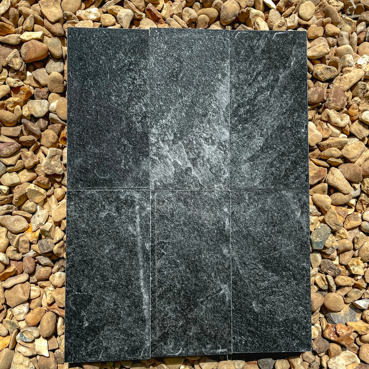 Black Outdoor Porcelain Setts - 200x100 - 20mm