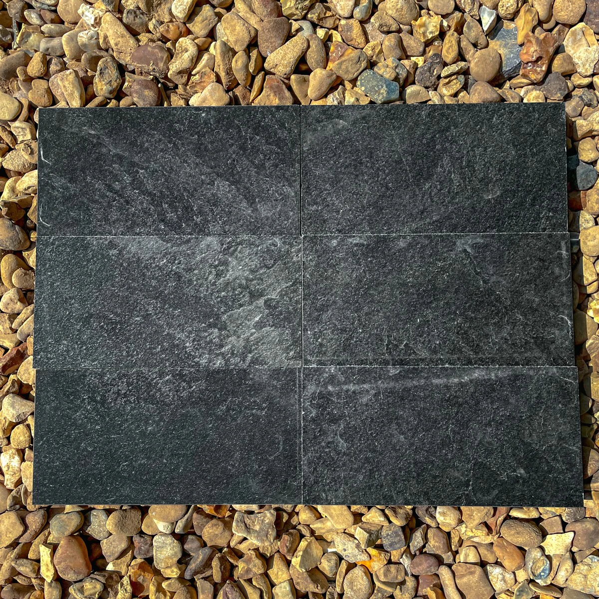 Black Outdoor Porcelain Setts - 200x100 - 20mm