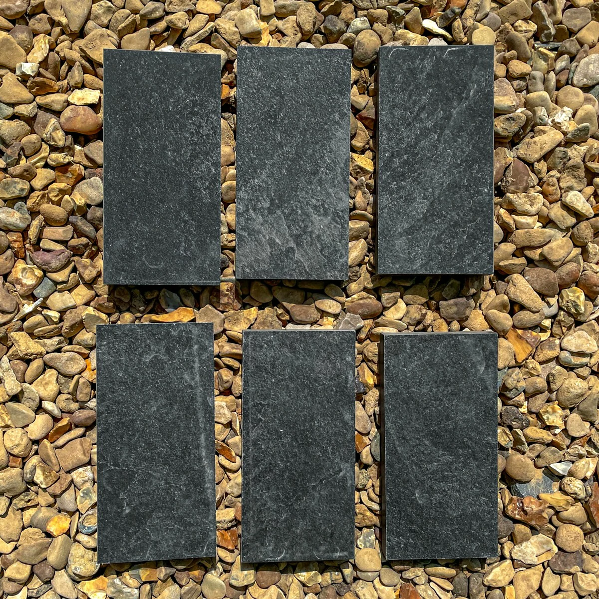 Black Outdoor Porcelain Setts - 200x100 - 20mm