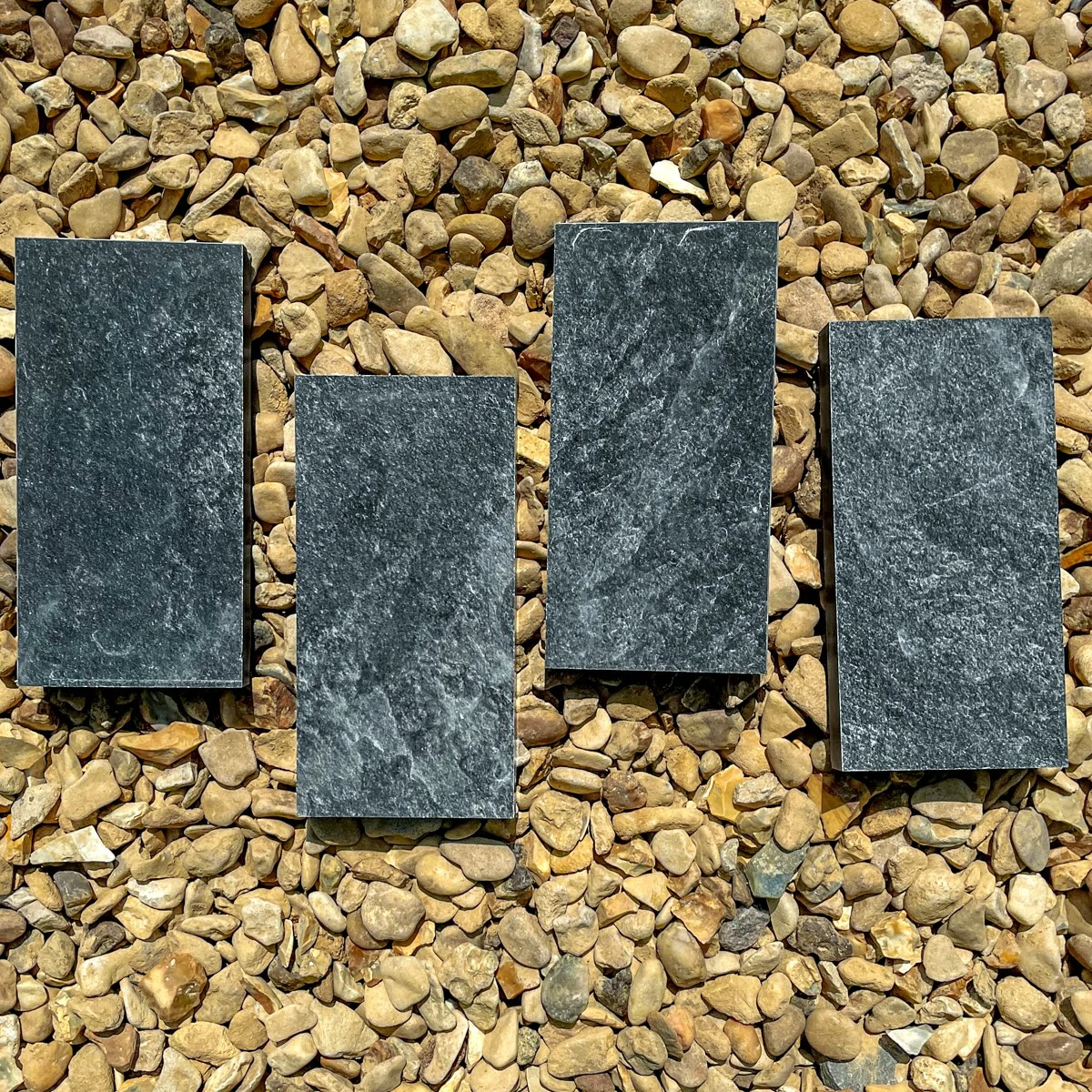 Black Outdoor Porcelain Setts - 200x100 - 20mm