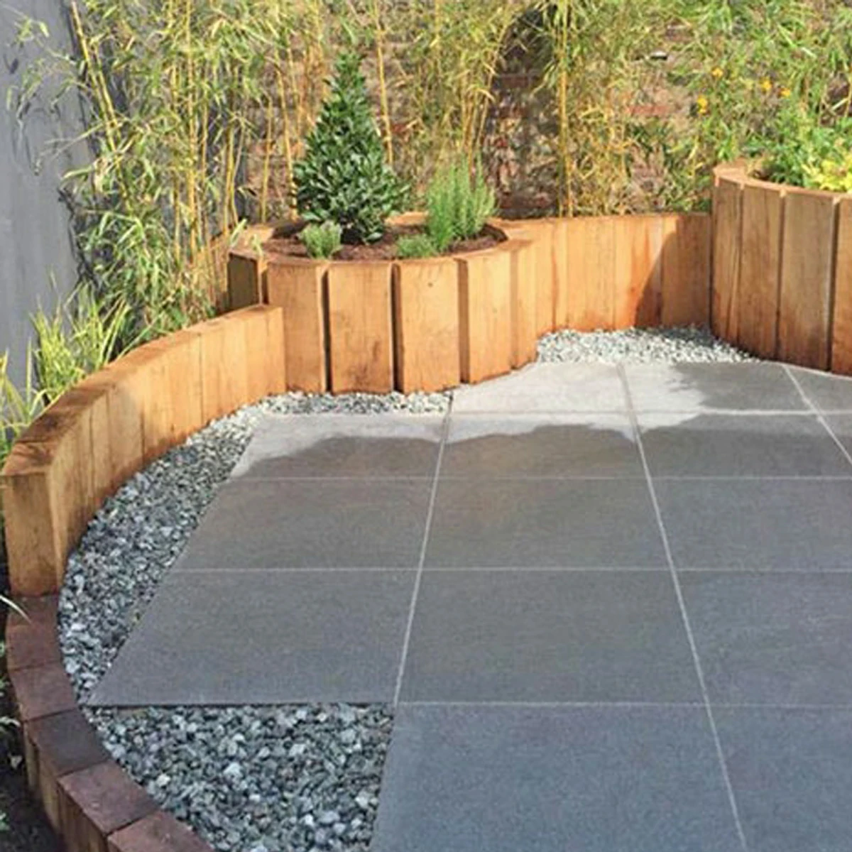 Blue Black Granite Paving Slabs - 295x295 - 20mm