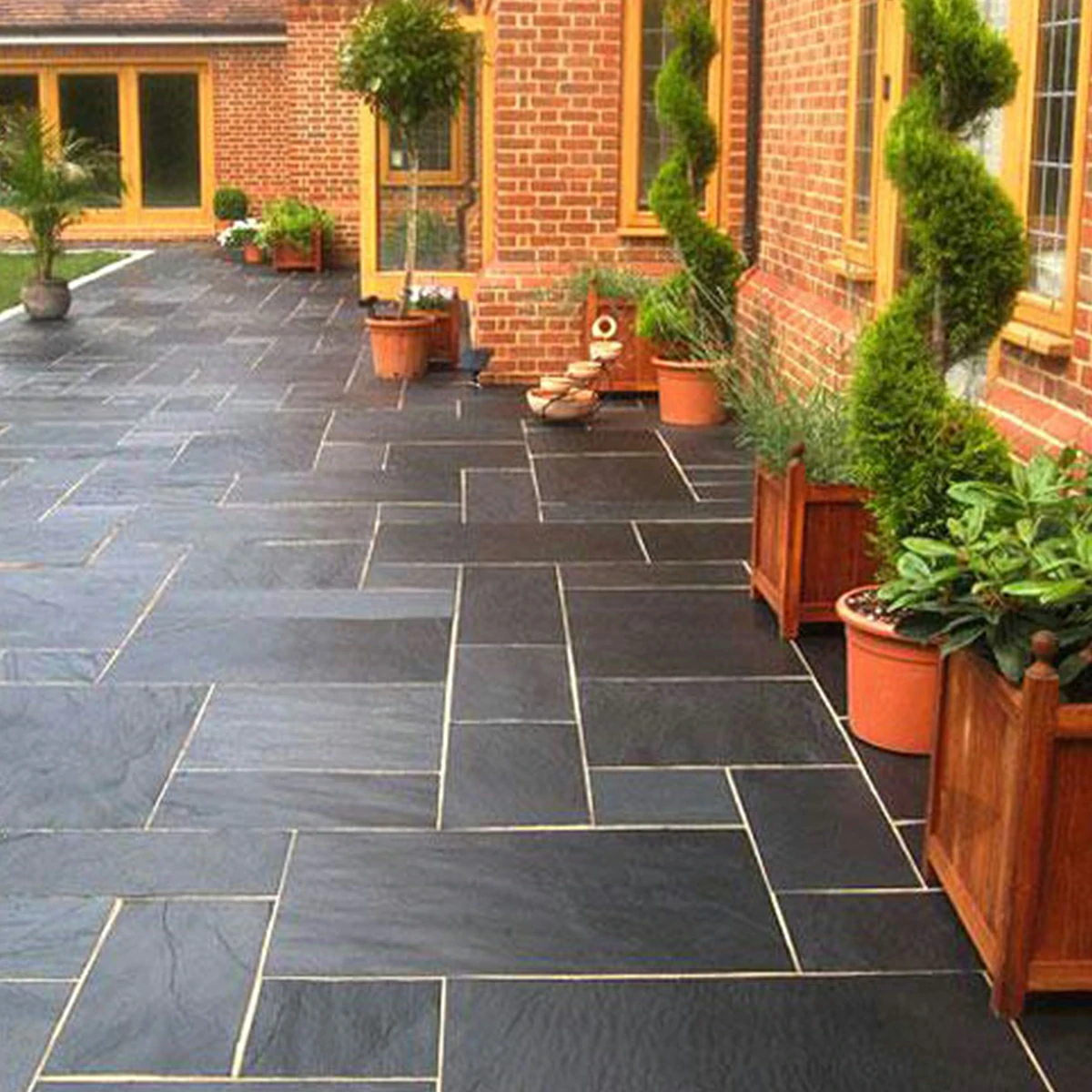 Blue Black Slate Paving Slabs - 600x900 - 20mm
