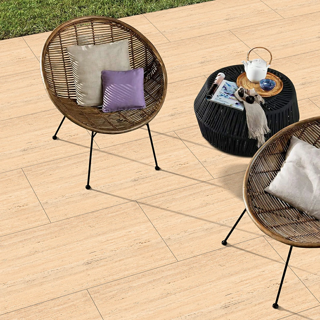 Golden Dune Outdoor Porcelain Paving Tiles - 600x600 - 20mm