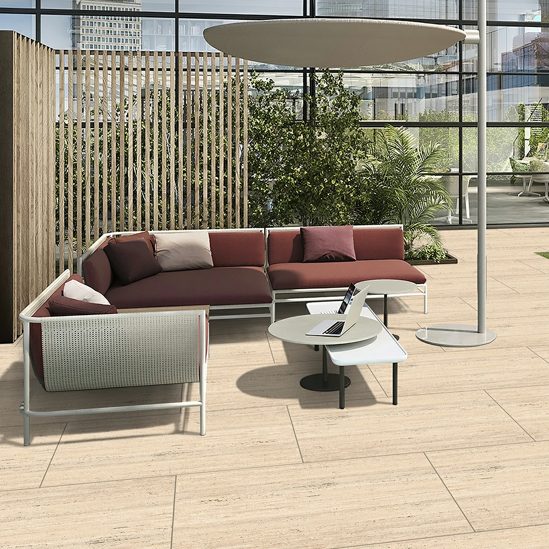 Golden Dune Outdoor Porcelain Paving Tiles - 600x600 - 20mm