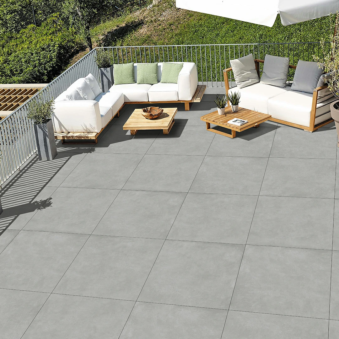 Grey Haze Outdoor Porcelain Paving Tiles - 800×800 - 20mm