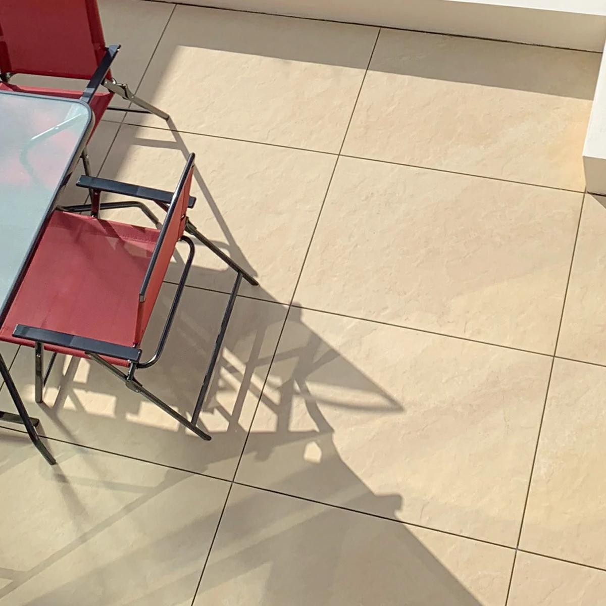 Ivory Outdoor Porcelain Paving Tiles - 600x900 - 20mm