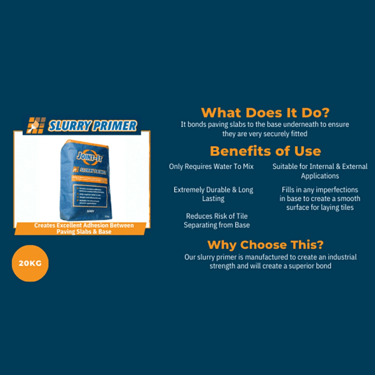 Joint-It Slurry Primer - 20KG