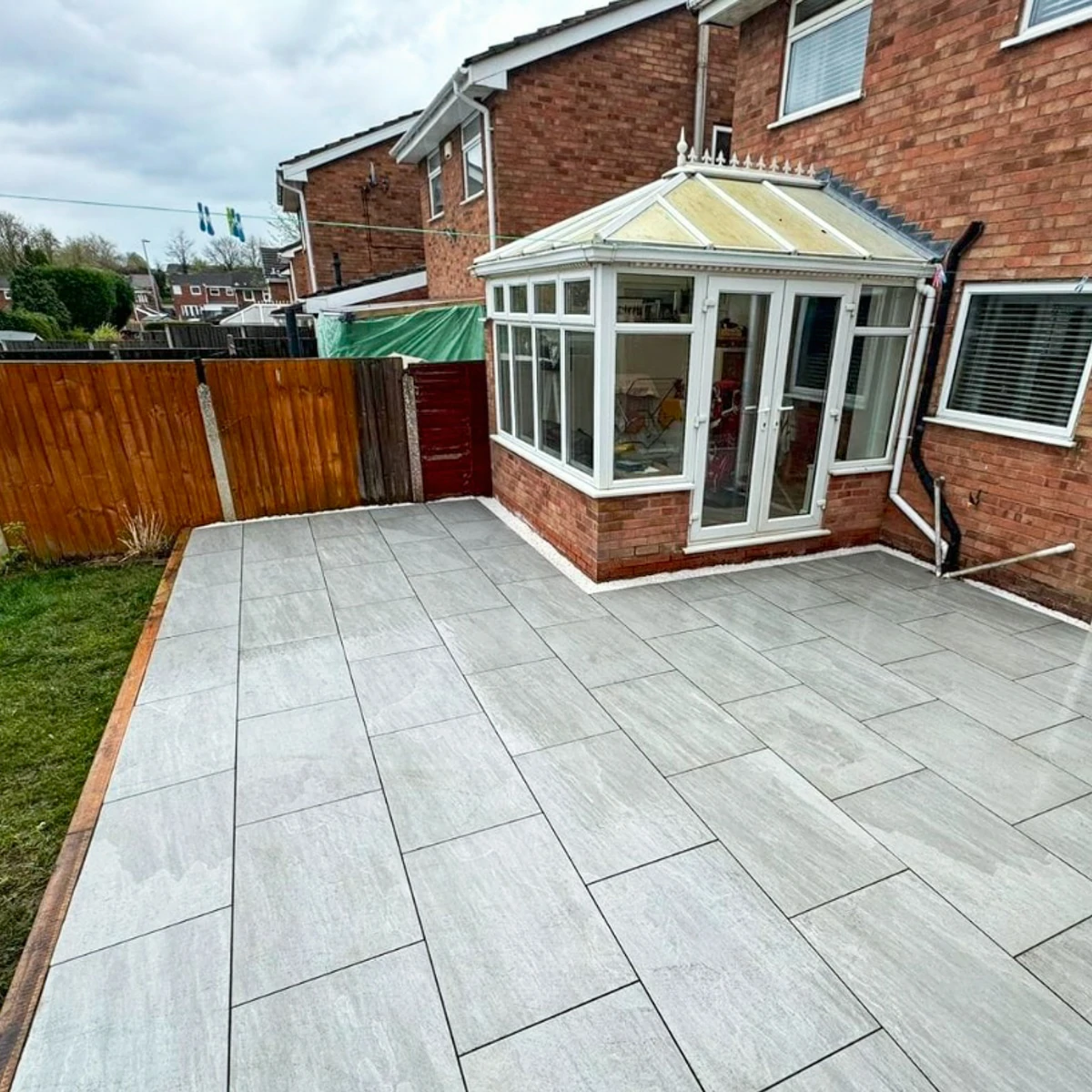 Kandla Grey Outdoor Porcelain Paving Tiles - 1200x600 - 20mm