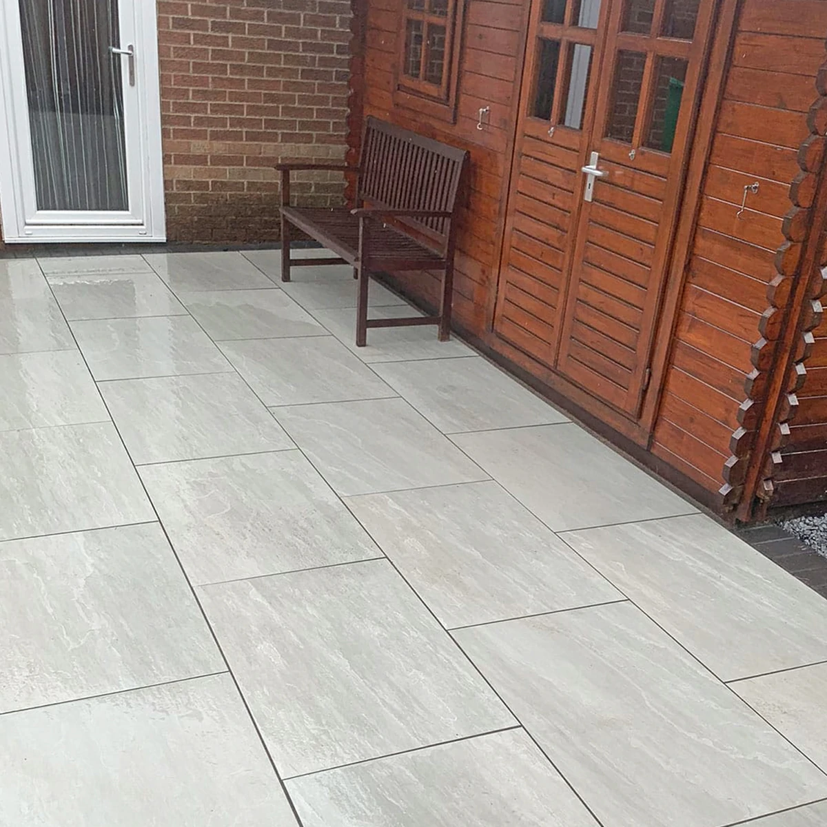 Kandla Grey Outdoor Porcelain Paving Tiles - 600x900 - 20mm