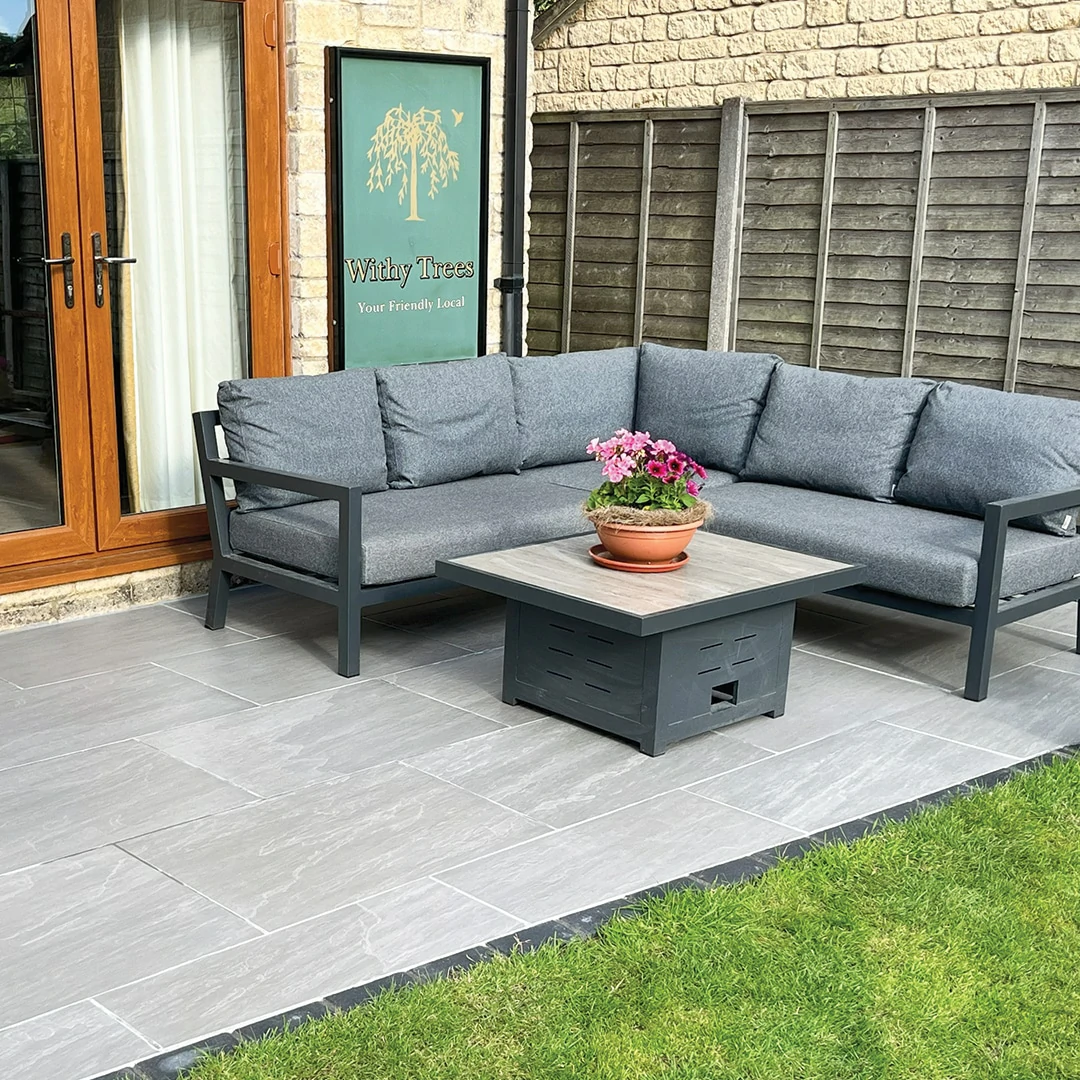 Kandla Grey Outdoor Porcelain Paving Tiles - 600x900 - 20mm