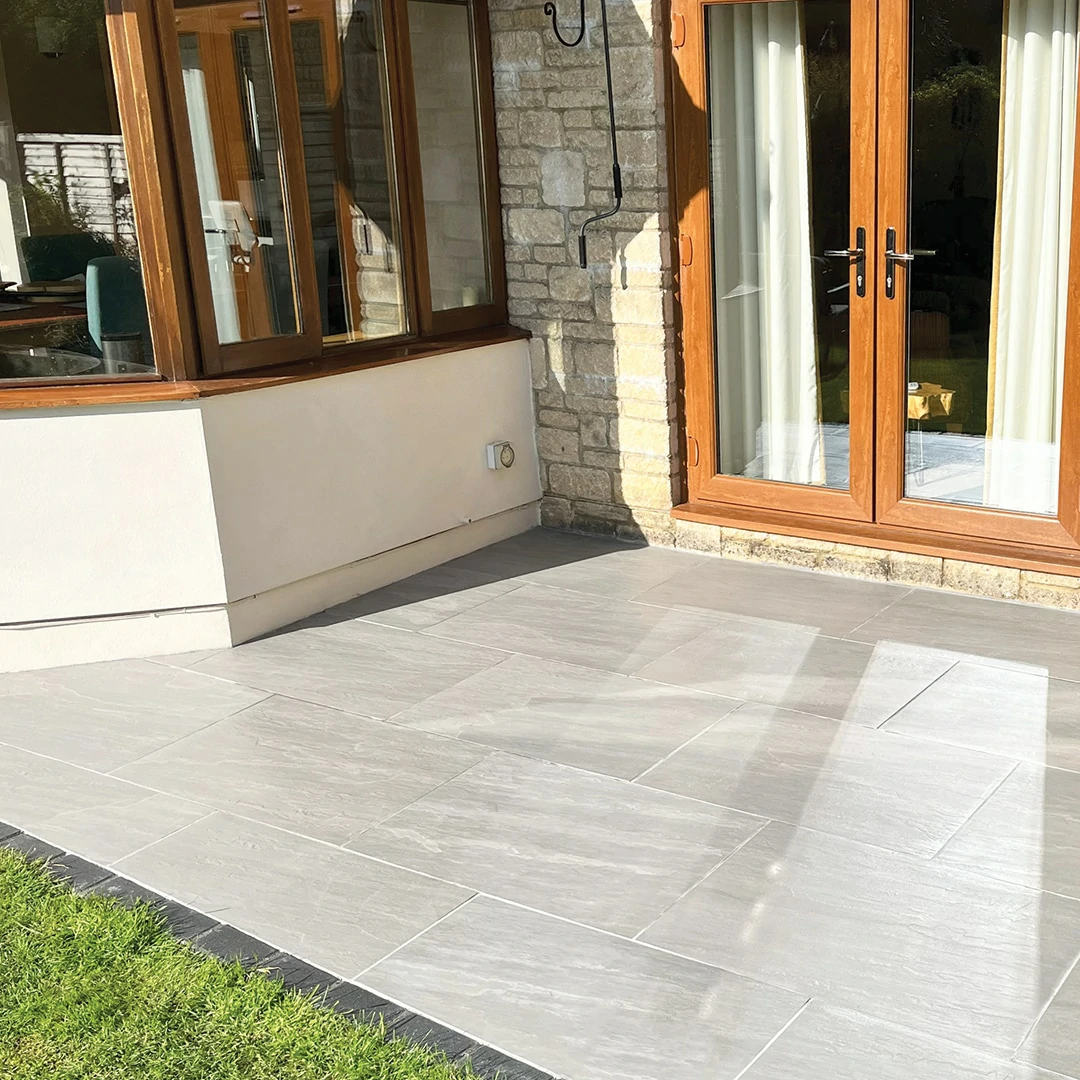 Kandla Grey Outdoor Porcelain Paving Tiles - 600x900 - 20mm