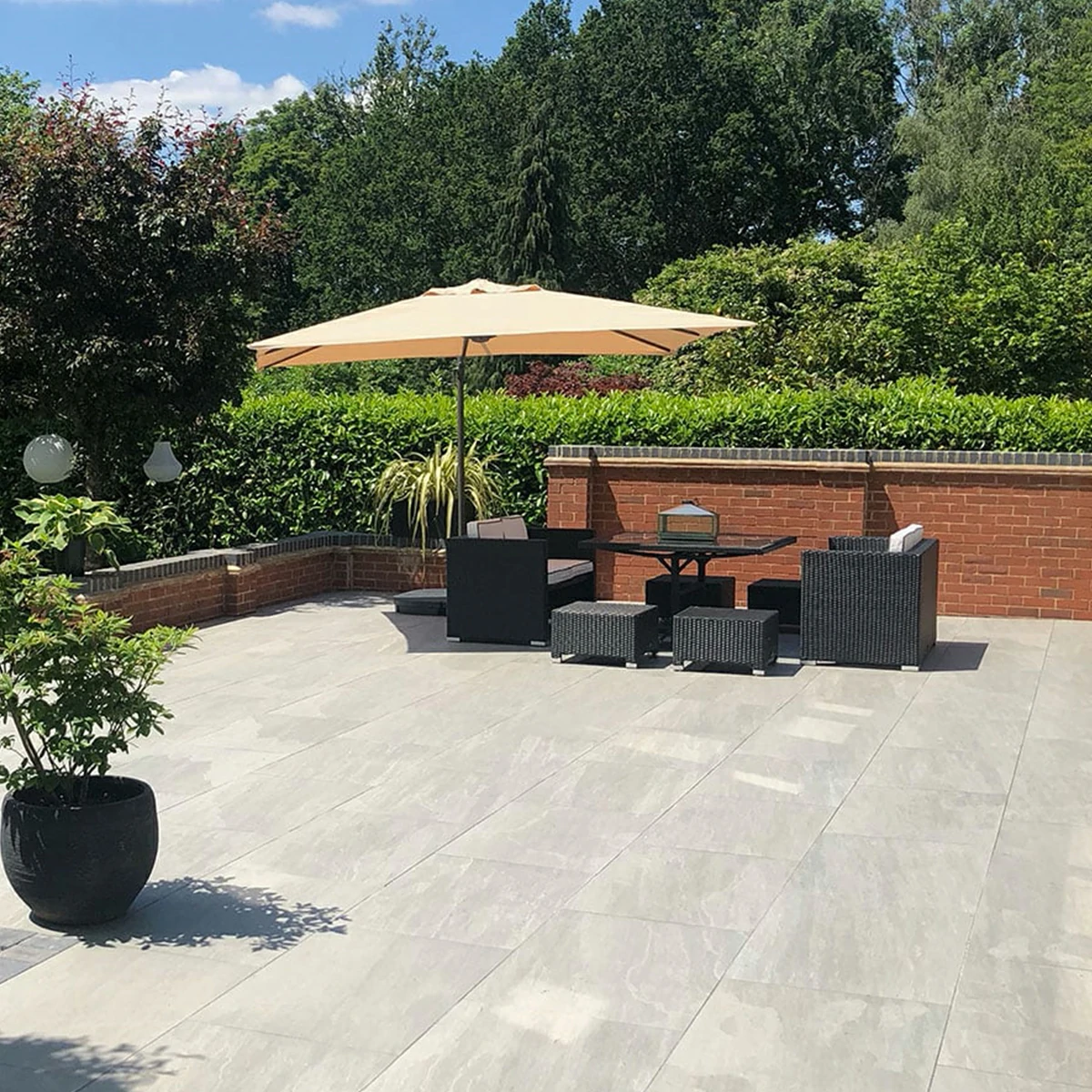 Kandla Grey Outdoor Porcelain Paving Tiles - 600x900 - 20mm