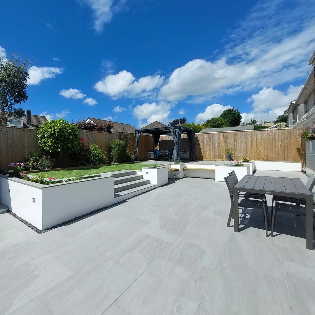 Kandla Grey Outdoor Porcelain Paving Tiles - 600x900 - 20mm