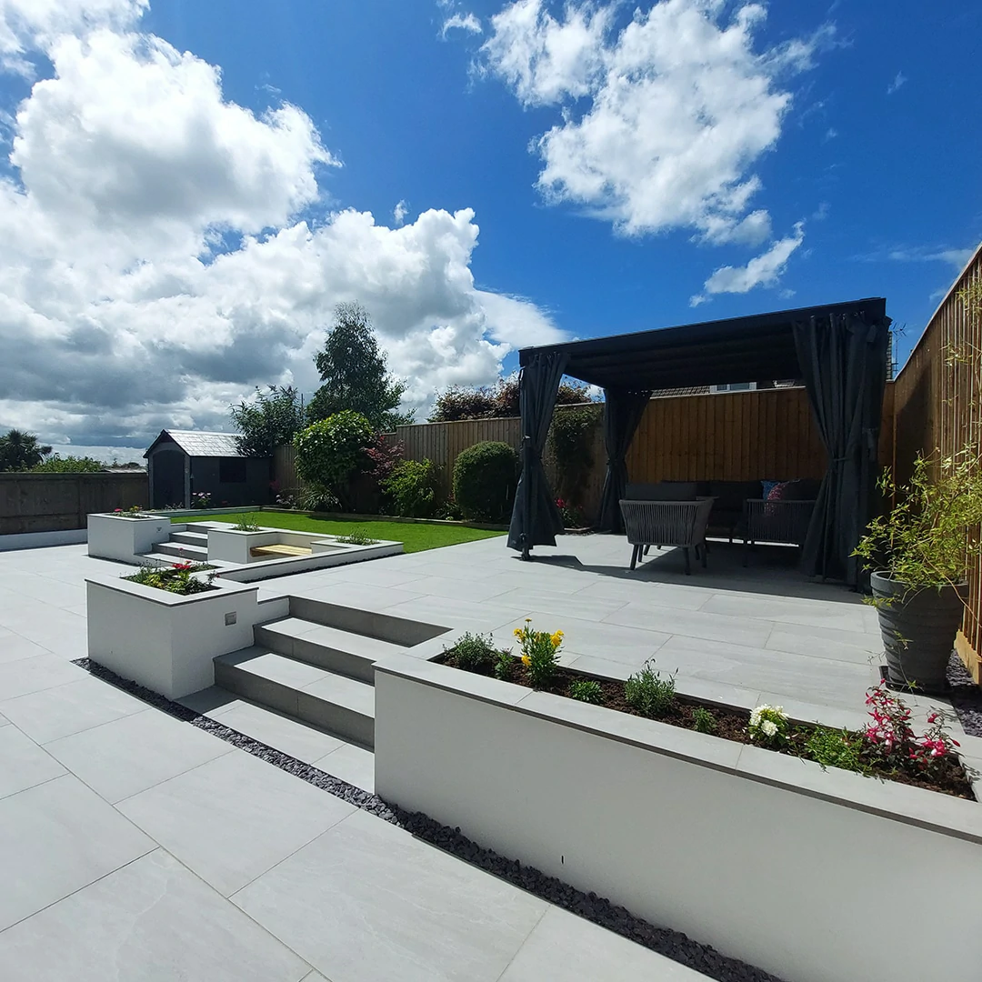 Kandla Grey Outdoor Porcelain Paving Tiles - 600x900 - 20mm