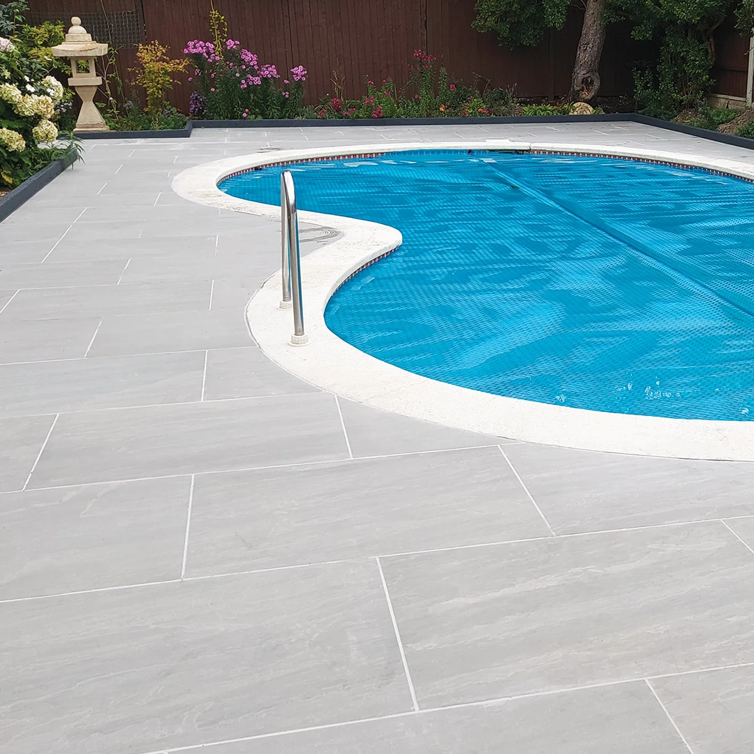 Kandla Grey Outdoor Porcelain Paving Tiles - 600x900 - 20mm