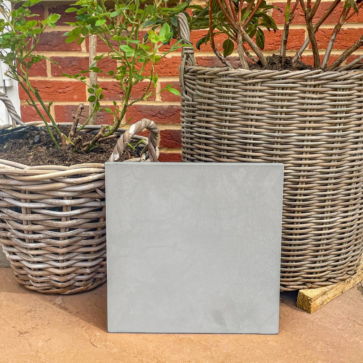 Kandla Grey Indian Sandstone Paving Slabs - Sawn & Honed - 295x295 - 20mm
