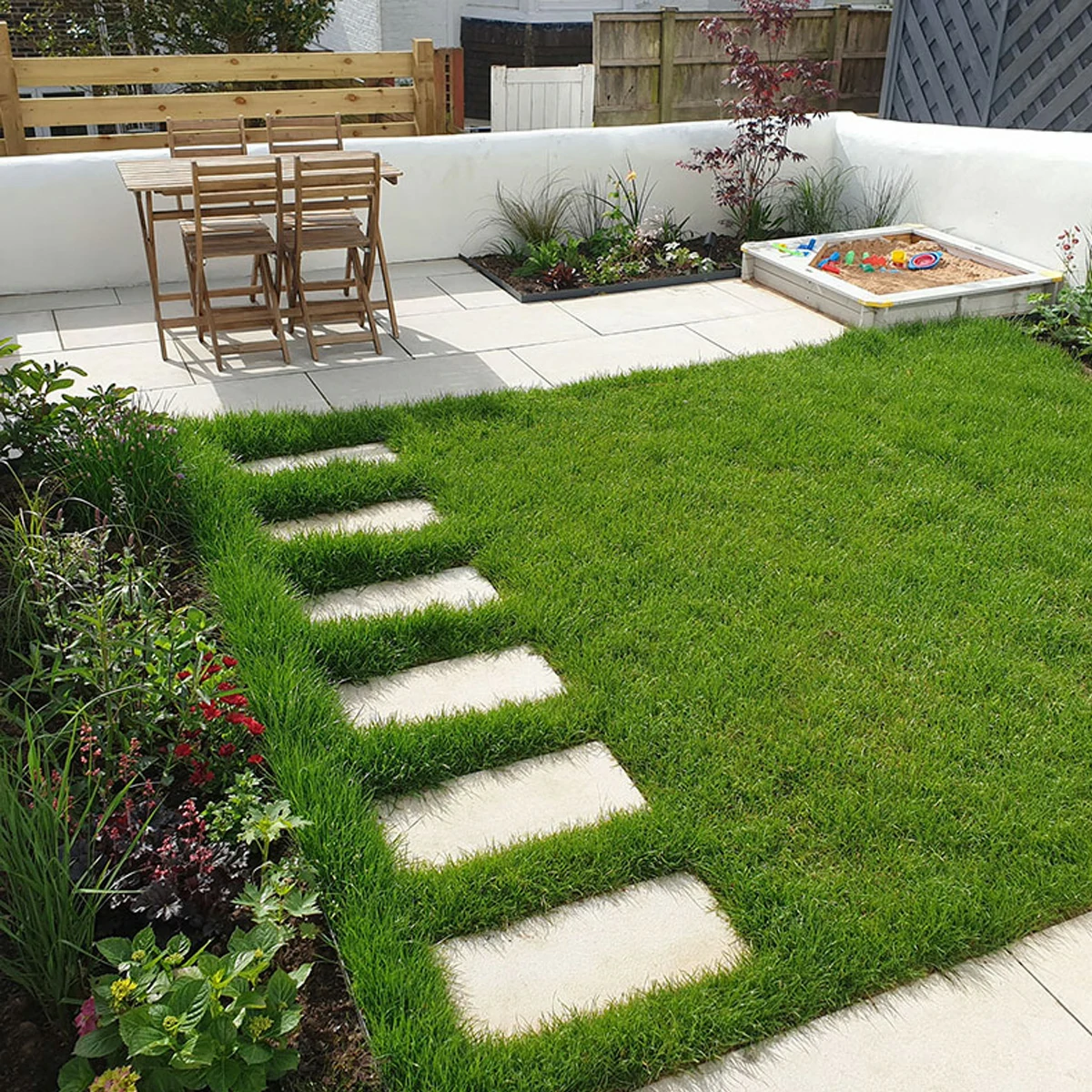 Kandla Grey Indian Sandstone Paving Slabs - Shot Blasted - 600x900 - 20mm