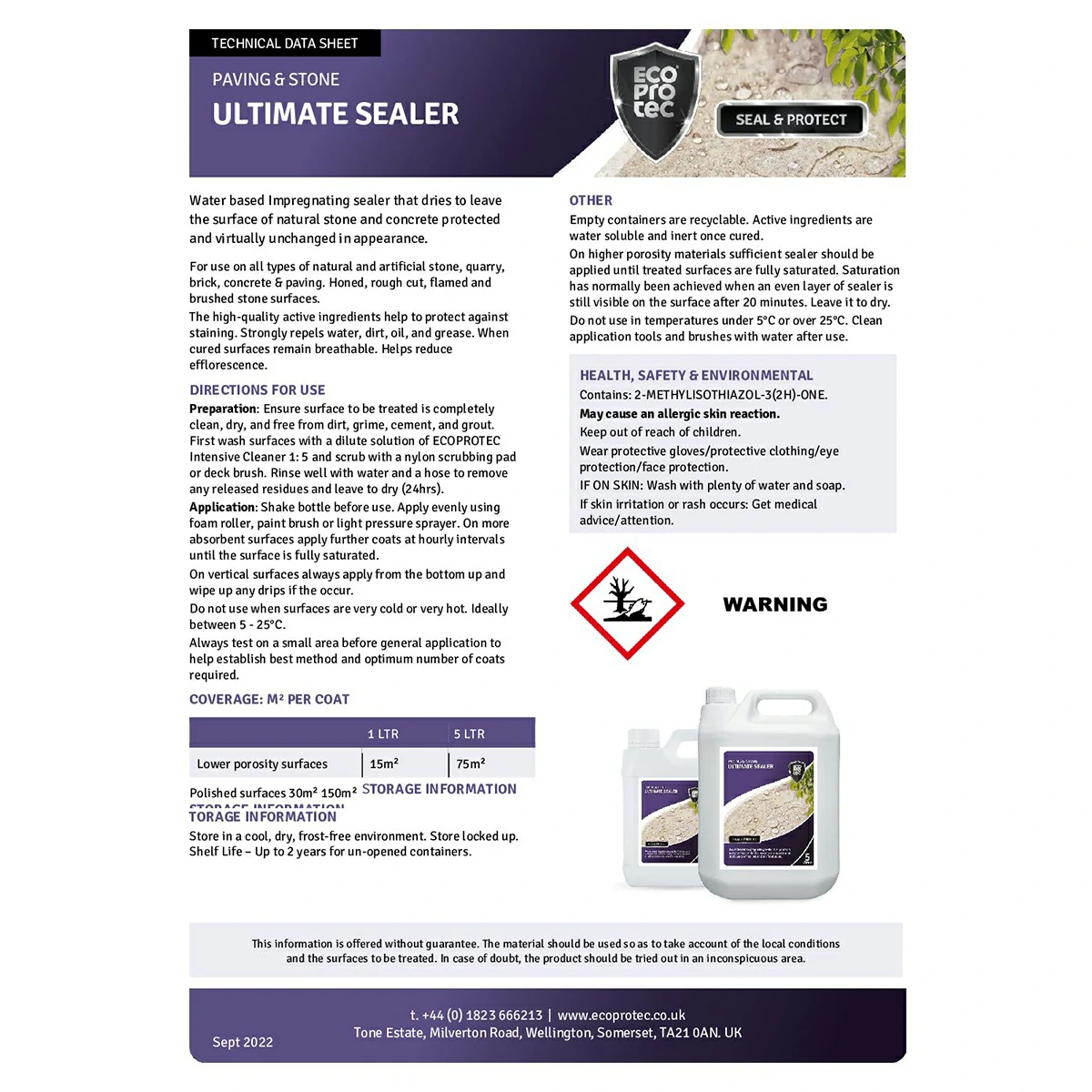 EcoProTec - Ultimate Sealer - 5 Litre