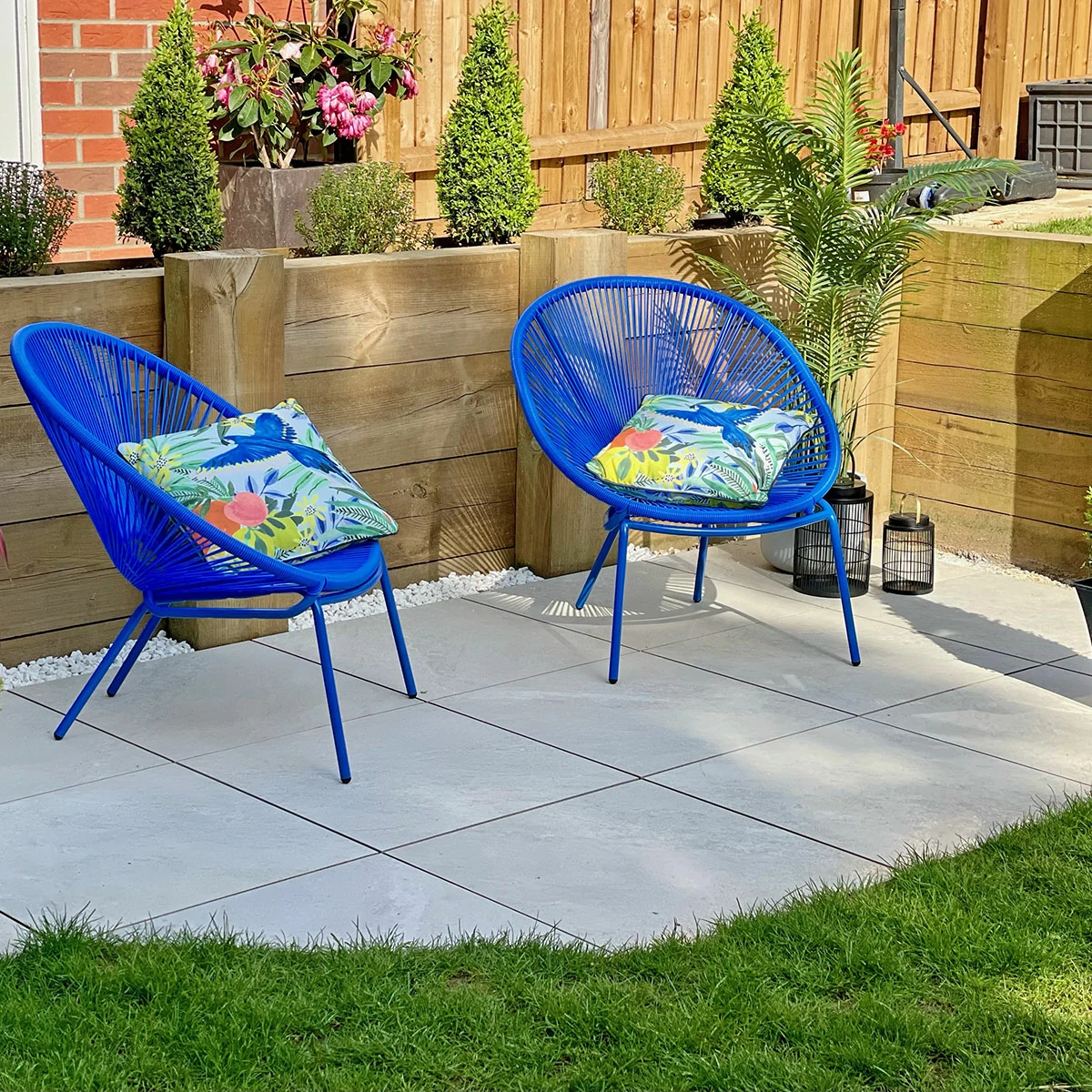 Mountain White Outdoor Porcelain Paving Tiles - 600x600 - 20mm