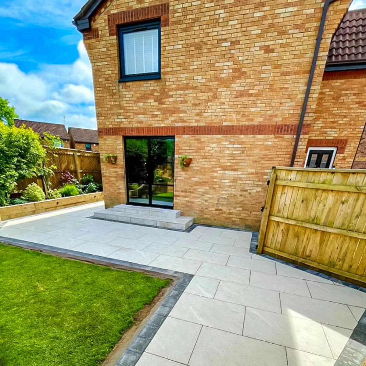 Mountain White Outdoor Porcelain Paving Tiles - 600x900 - 20mm