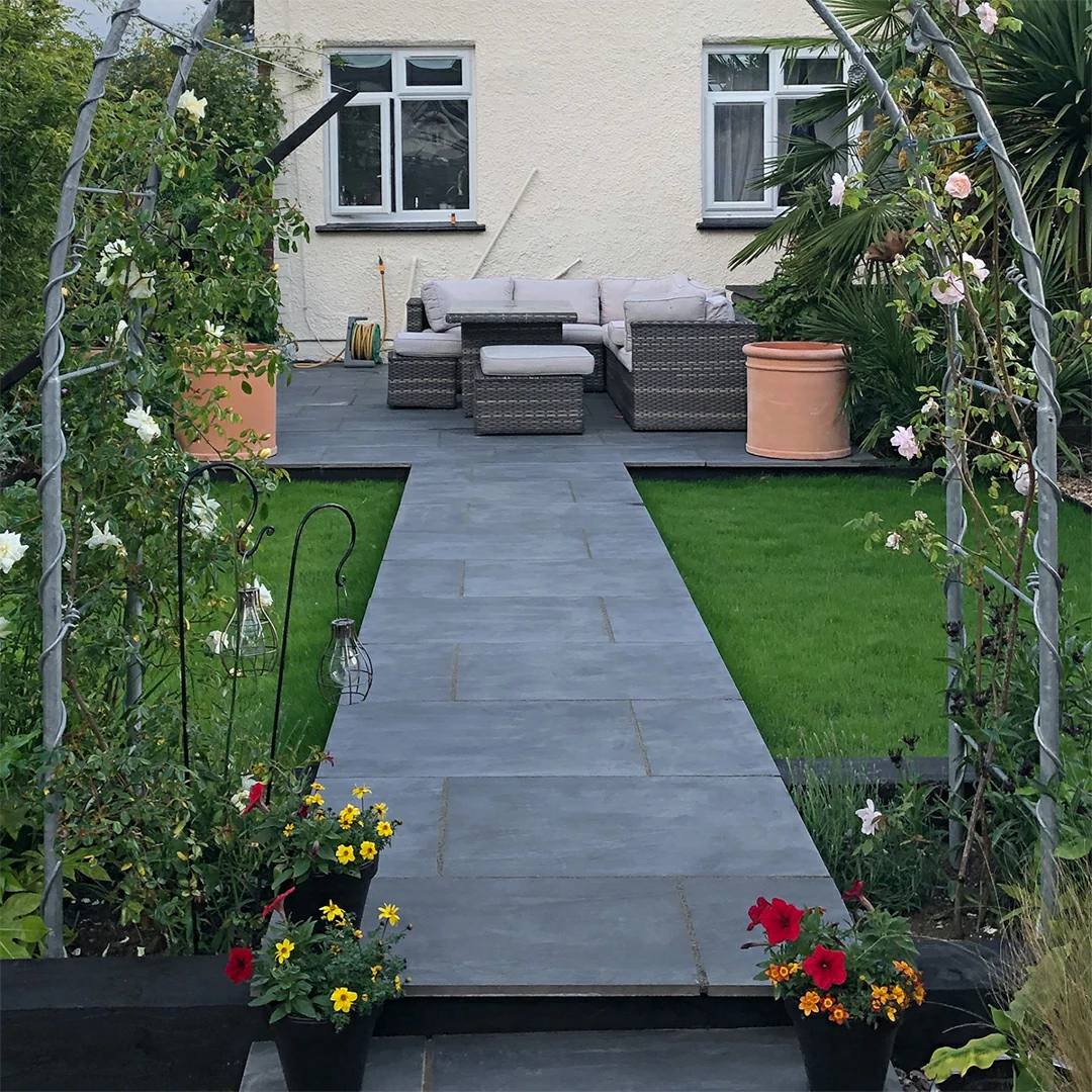 Nero Outdoor Porcelain Paving Tiles - 600x600 - 20mm