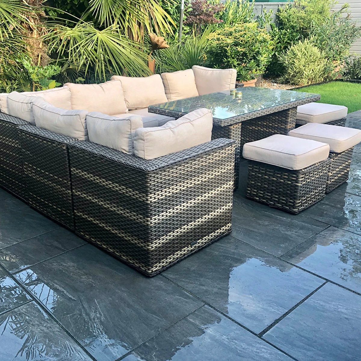 Nero Outdoor Porcelain Paving Tiles - 600x900 - 20mm