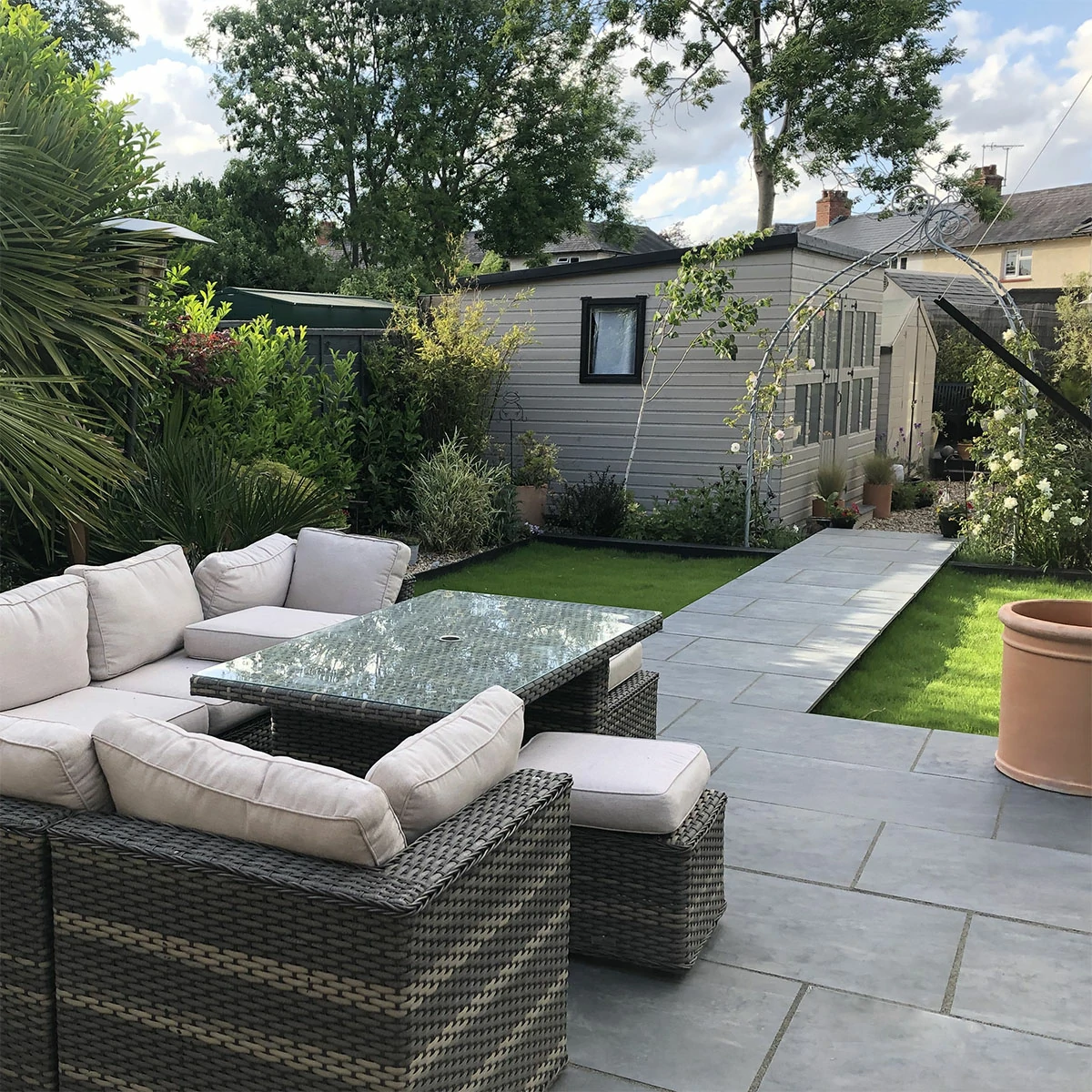 Nero Outdoor Porcelain Paving Tiles - 600x900 - 20mm