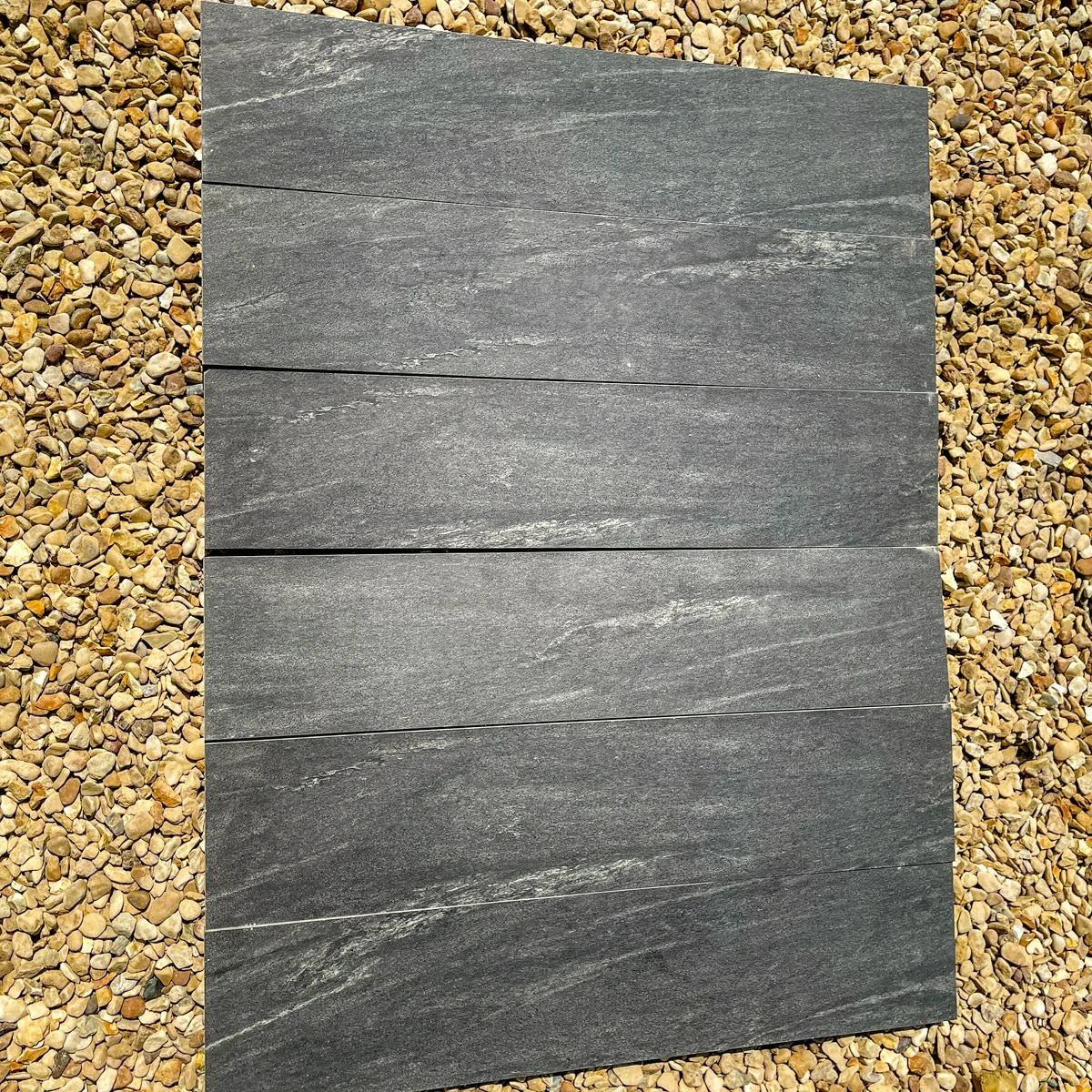 Nero Outdoor Porcelain Paving Tiles - 900x195 - 20mm