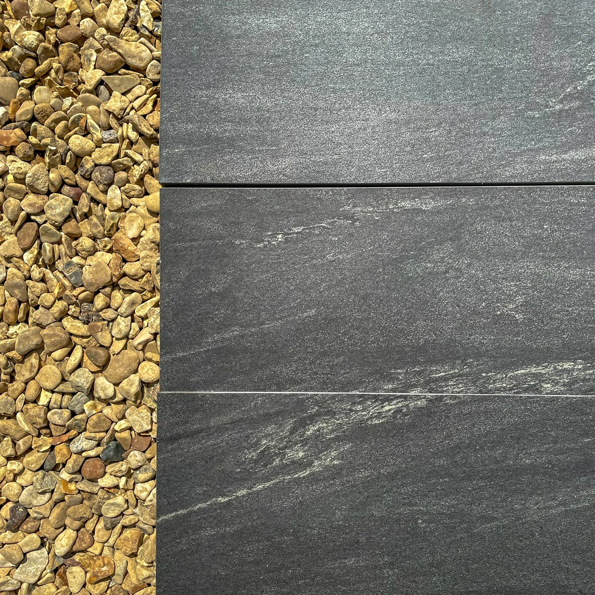 Nero Outdoor Porcelain Paving Tiles - 900x195 - 20mm