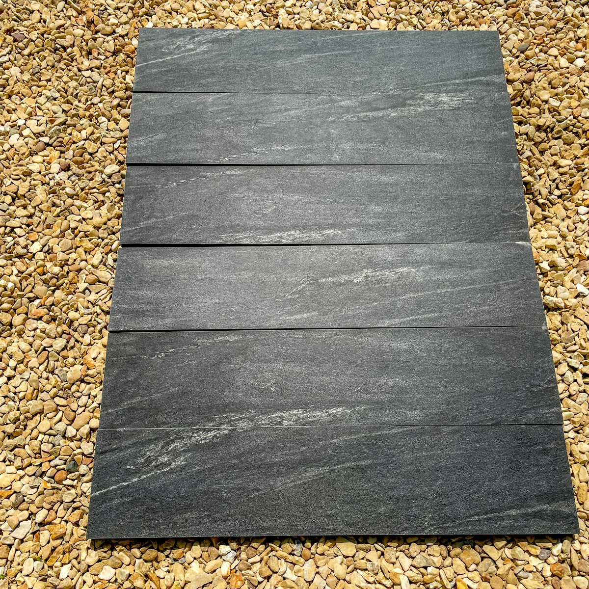 Nero Outdoor Porcelain Paving Tiles - 900x195 - 20mm