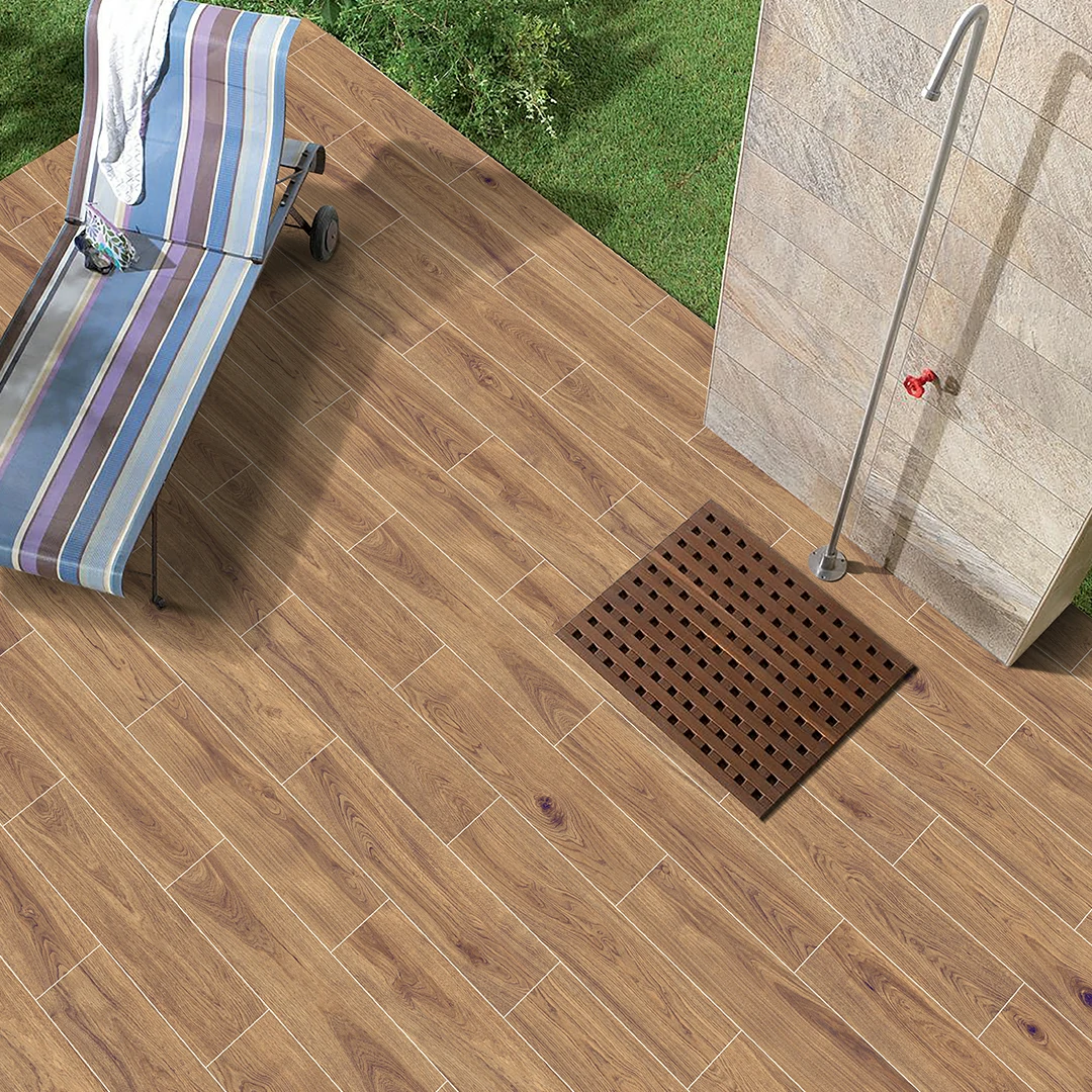 Oak Wood Outdoor Porcelain Paving Tiles - 900x195 - 20mm