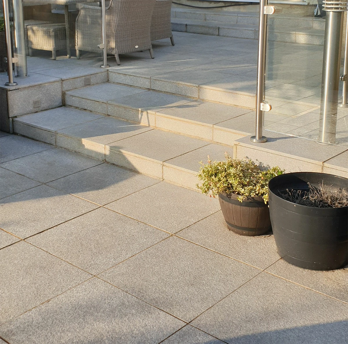 Pink Granite Paving Slabs - 600x600 - 20mm