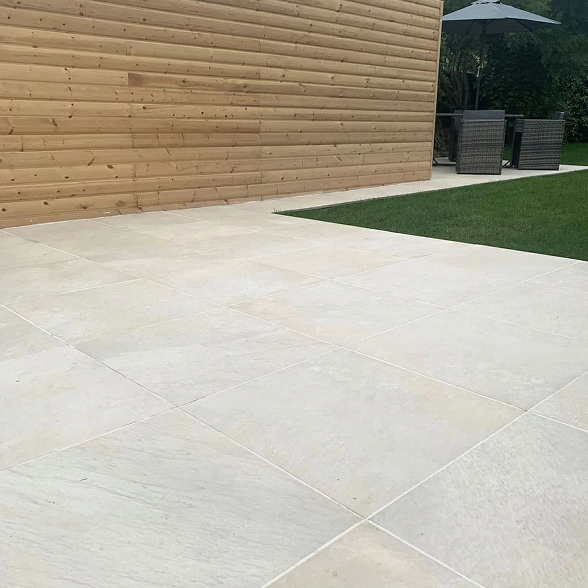 Quartzite Outdoor Porcelain Paving Tiles - 600x600 - 20mm