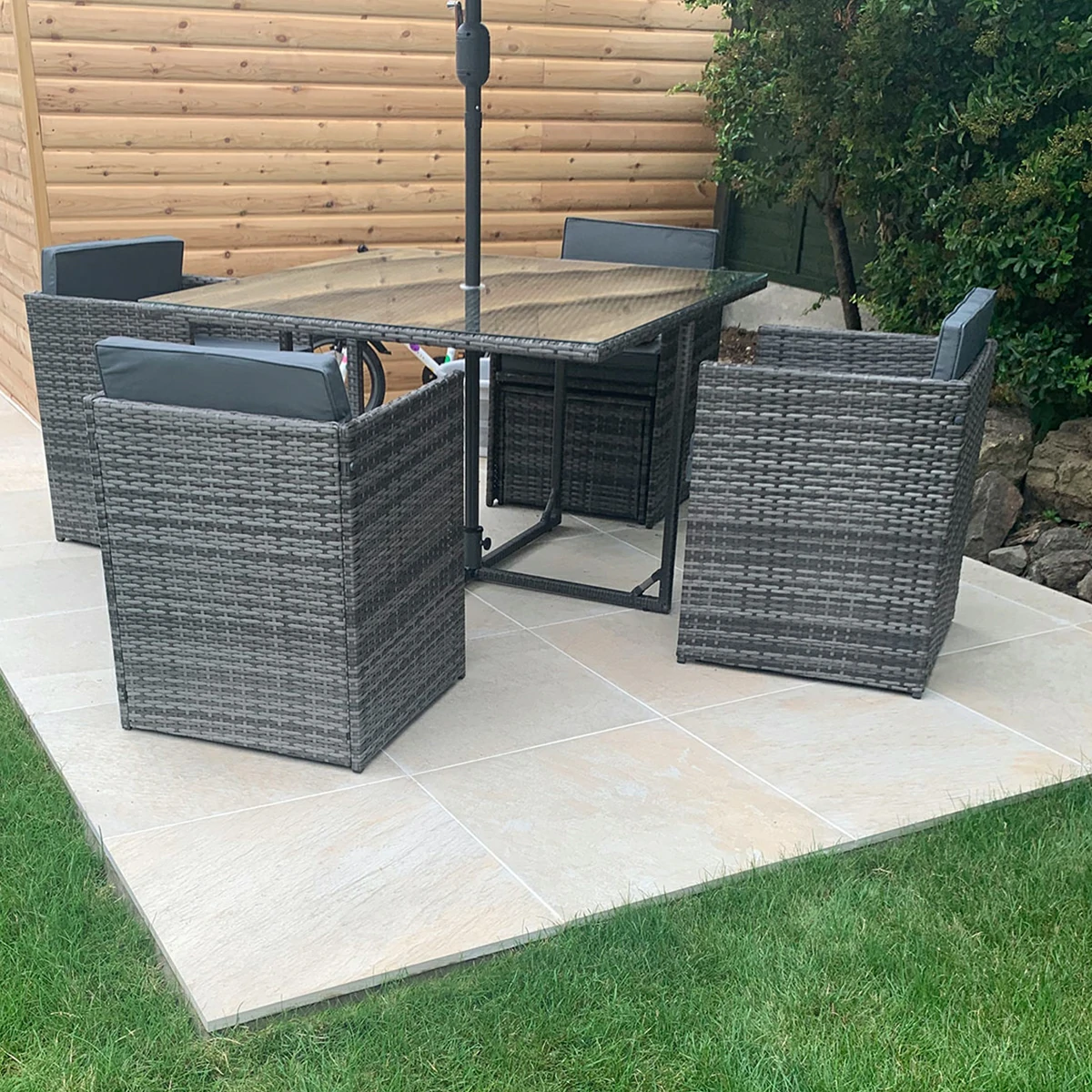Quartzite Outdoor Porcelain Paving Tiles - 600x600 - 20mm