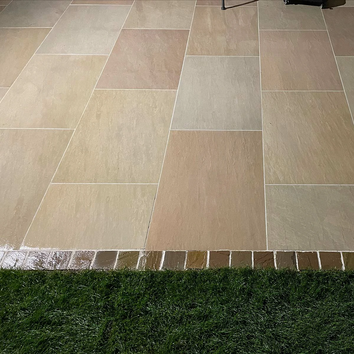 Raj Green Outdoor Porcelain Paving Tiles - 600x600 - 20mm